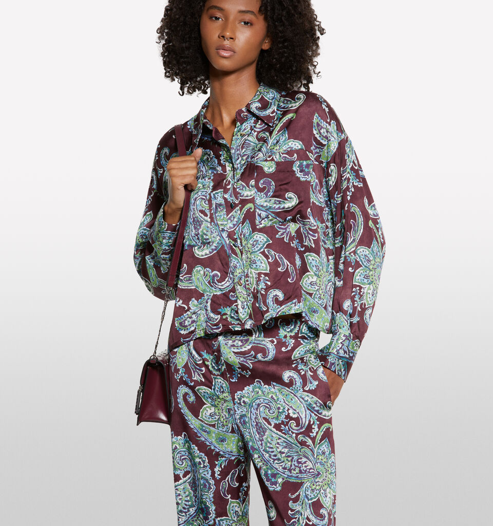 Hemd mit Paisley-Muster - hemden für damen - Multi-color | Sisley image number 3